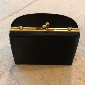 Vintage Black and Gold Clutch